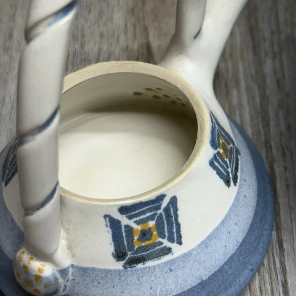 Irish Pottery Teapot Set Whimsical Cottage Core Made in Ireland by Suzanne May